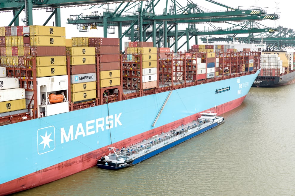 20240403_Eerste methanolbunkering met diepzeeschip Ane Maersk in Port of Antwerp-Bruges_ENG