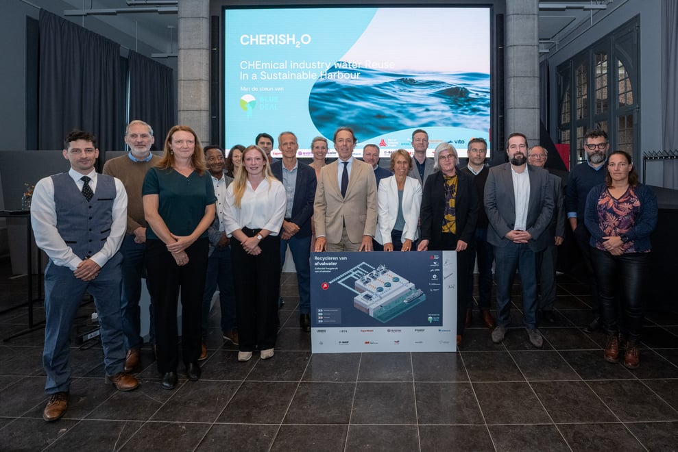 20240917_Les entreprises chimiques du port d'Anvers étudient la réutilisation des eaux résiduaires dans le cadre du projet CHERISH2O_FR