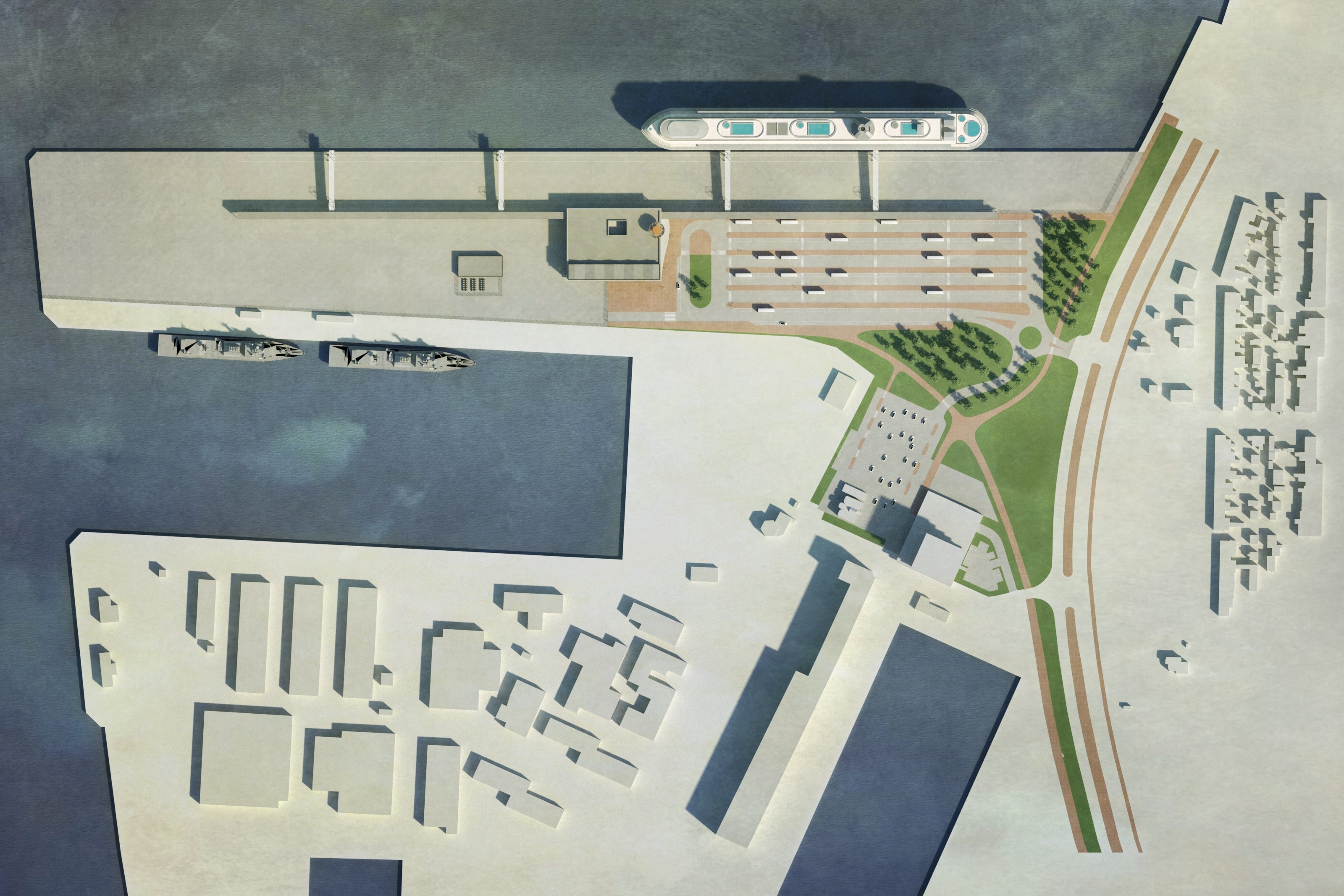 Nouveau terminal et courant de quai pour les navires de croisière à Zeebrugge