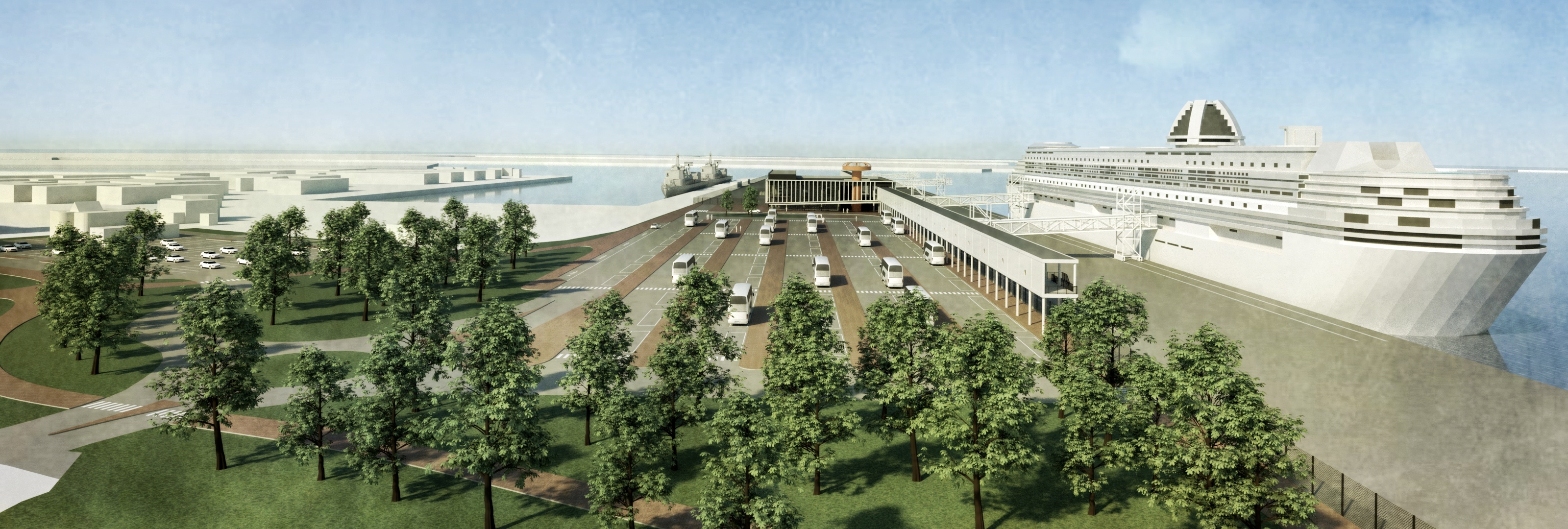 Nouveau terminal et courant de quai pour les navires de croisière à Zeebrugge